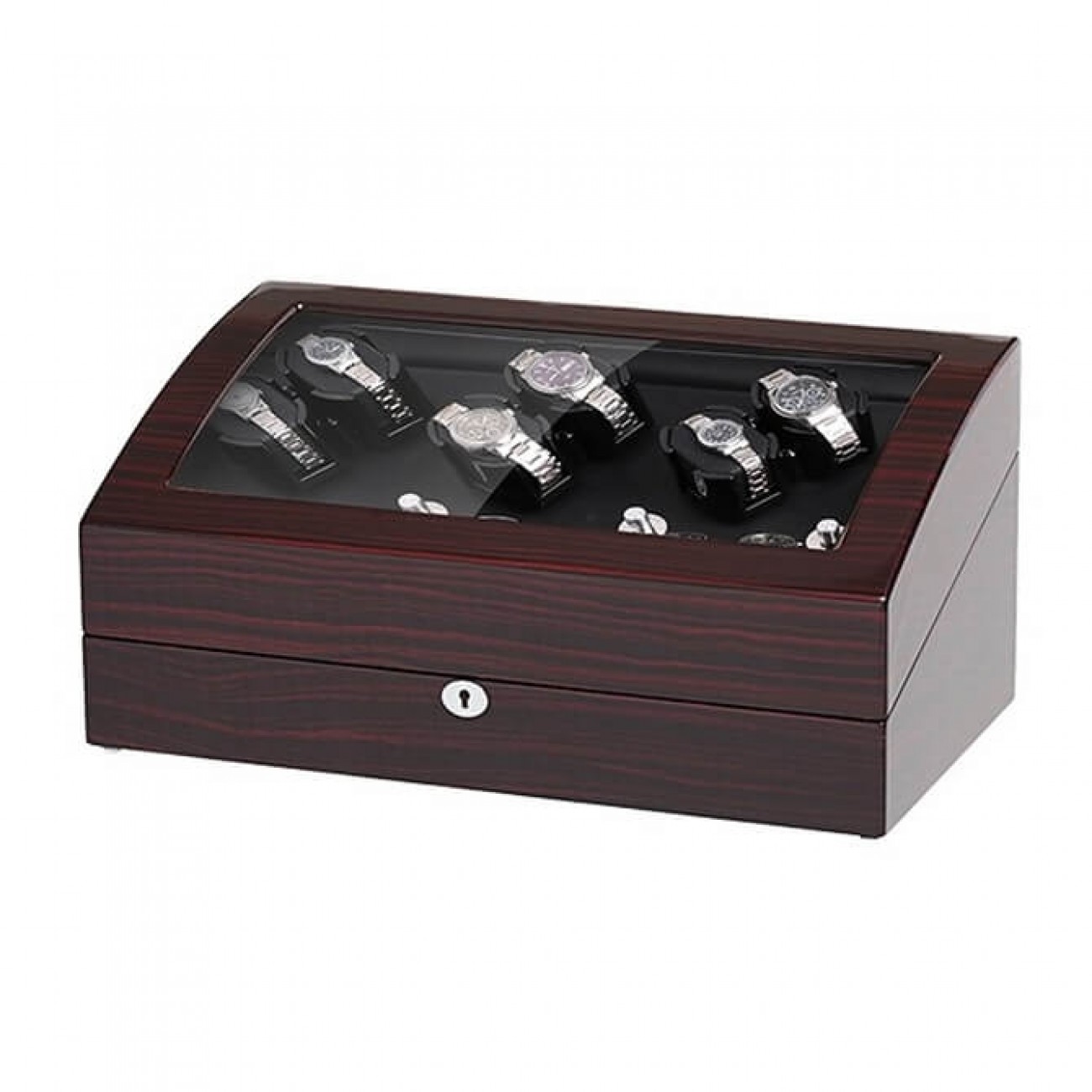 Sepano Automatic Watch Winder, 6 Watch Winder with 7 Watch Storage Place