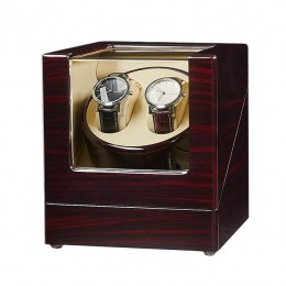 Best Jqueen Ebony Double Watch Winder Red