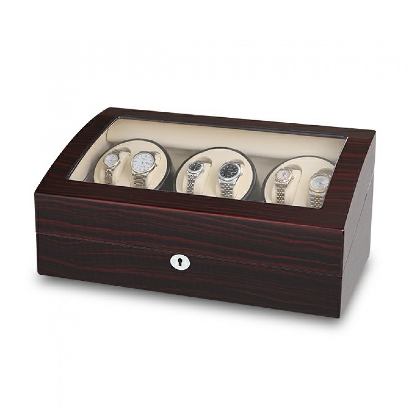 Discount Jqueen Wooden Six Piece Watch Winder Brown