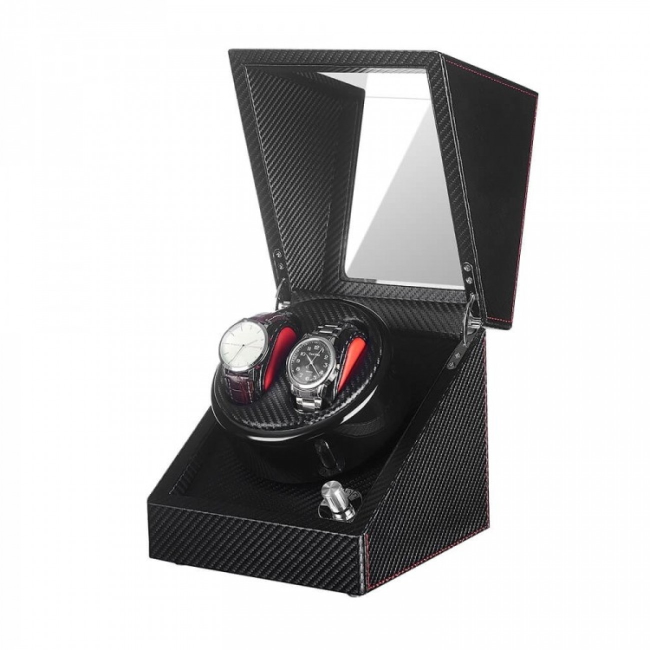 Carbon fiber hot sale watch winder